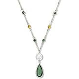 LogoArt Green Bay Packers Crystal Necklace
