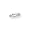 Women's 14k White Gold 3mm Comfort Fit Milgrain Wedding Band Ring, Size 4