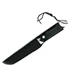 Whetstone Cutlery Military Machete Rubber Grip Handle Black 19 Inches Sword