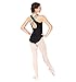 Adult Asymmetrical Tank Leotard,N9502BLKS,Black,Small