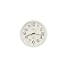 Seth Thomas Thinline I White Dial White Plastic Case with Auto Set Wall Clock