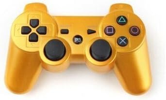 LYYF New Fashion Cool High Quality Wireless Controller for PS3(Gold)