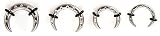 31I9luT%2BpJL. SL160  316L Surgical Stainless Steel Tribal Dimple Pincher, 6g   Sold as a Pair
