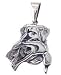 Wilkerson Sterling Silver Labrador Retriever with Mallard Pendant