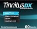 TinnitusDX Homeopathic Remedy. Relief from, ringing or buzzing in ears, ear noise and sensitivity to sound. Doctor recomended. (60 capsules). Tinnitus.