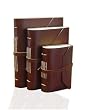 Leather Bound Stitched Travel Journal with Acid Free Paper