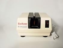 Mcgowan Firestone Electric Sharpener, White/Black