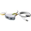 Belkin Flip KVM Switch With Remote - USB - Model F1DF102U KVM Switches & Cables