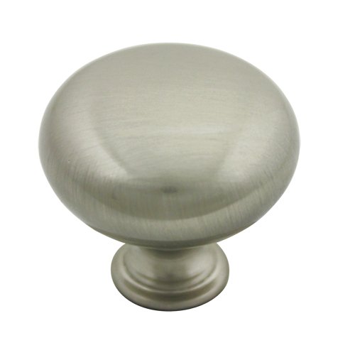 Cosmas® 6542SN Satin Nickel Round Hardware Knob with Backplate