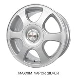 16x7 Maxxim Vapor (Silver) Wheels Rims 4x100 114.3 (VA76D0440S) by Maxxim