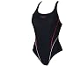 Arena 28355/59 Damen Badeanzug Meskil, black/strawberry/white, 38