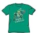 Space Ace - Be Vigilant Adult T-Shirt In Kelly Green