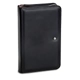 Underwood UN\227 Zipped 4 Watch Collectors Travel Case In Leather
