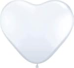 Palloncini Latt. Cuori Bianchi Pz14Large