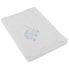 Baby Boy Teddy Bear Embroidery Shawl, Babies 100% Cotton Allergy Free Shawl