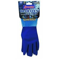 Lehigh Spontex 17005 Bluettes Knit Rubber Glove