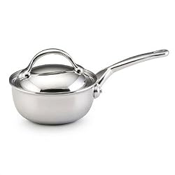 BonJour Stainless Steel Clad 1.4-Quart Covered Saucier