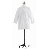 Coat, Lab, Unisex, Staff Length, White, 46