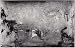 【版画】星野　美智子：鏡の中 - 神殿の廃墟 In the Mirror - Ruins of the Temple