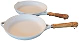 Produkt-Bild: Bonanza&reg; Special Edition White mit Olivenholzstiel, Set A bestehend aus: Bratpfanne 24 cm und Bratpfanne 28 cm