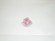 Ring Adjustable with crystals and simulated pearl PINK