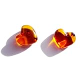 Baltic Amber Hearts Gemstones Very Small