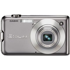 Casio Exilim EX-S10SR 10MP 3x Zoom 2.7-Inch LCD Screen Digital Camera (Silver)