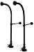 Freestanding Water Supply with Shut-Off Valves (Oil Rubbed Bronze)