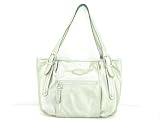 Giani Bernini Super Soft Leather Tote Handbag Purse ~ Pewter In Color