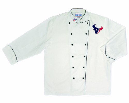 Tailgate 29 Chef NFL Houston Texans Premium Chef Coat (Large)