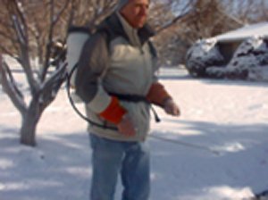 Bareground Liquid De-icer - Back Pack Sprayer - 3 Gal. - Liquid Not Included