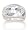 Inlaid Blue Mother of Pearl Leaf Design Ring - Size 6