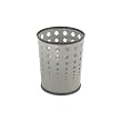 Bubble Wastebasket, 6 Gallon, 12"x12-1/2", Gray