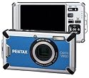 Pentax Optio W80 Waterproof 12.1MP Digital Camera with 5x Wide Angle Triple Shake Reduction Optical Zoom and 2.5 inch LCD (Azure Blue)
