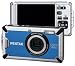 Pentax Optio W80 Waterproof 12.1MP Digital Camera with 5x Wide Angle Triple Shake Reduction Optical Zoom and 2.5 inch LCD (Azure Blue)