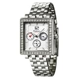 Fossil #BQ9366 Women's Rectangular Multi Function Glitz Blue Dial Watch