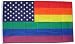 Rainbow / USA - Novelty flags