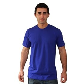 American Apparel 2001 Fine Jersey Short Sleeve T-Shirt SMALL AND MEDIUM