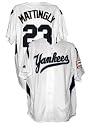 New York Yankees Don Mattingly MLB Cooperstown Stance II Player Button Front Jersey