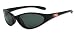 SOS Dominica Scuba Dive Optics Black Polarized Sunglasses - Smoke/Amber/Blue Lens Color