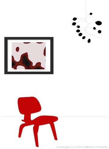 "Allurement" - Limited Edition Giclee Art Print signed and numbered - Eames Midcentury Retro (Large - 17"x22")