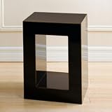 Black Lacquer Open Cube Table ($25 fs)