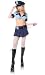 Women's Sexy Playboy Cop Adult Halloween Costume Size M (10-12) #400178