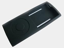 Ipod Nano 4th Gen Silicone Case Skin Case (Black)