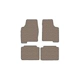 Nissan Leaf Lloyd Mats Custom Fit All-Weather Rubbertite Floor Mats 4 Pc Set - Tan (2011 11 )
