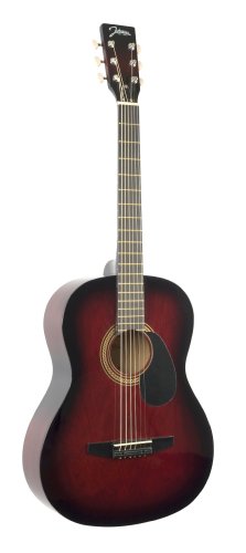Johnson JG-100-R Student Acoustic Guitar, Redburst