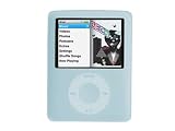 iTALKonline Silicone Skin Case Cover For NEW iPod Nano 3G 4G 8GB - BLUE with Neck String