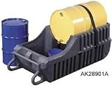 Justrite Yellow Gator Outdoor Spill Containment Caddy For 30 Or 55 Gallon Drum