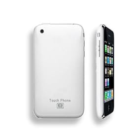 3G STYLE DUAL SIM QUADBAND UNLOCKED GSM CELL PHONE- 8GB WHITE