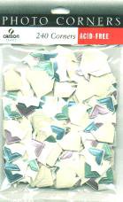 scrapbooking corners Discount Adhesive Photo Corners, 240/Pkg: Confetti Pastel Metallics
